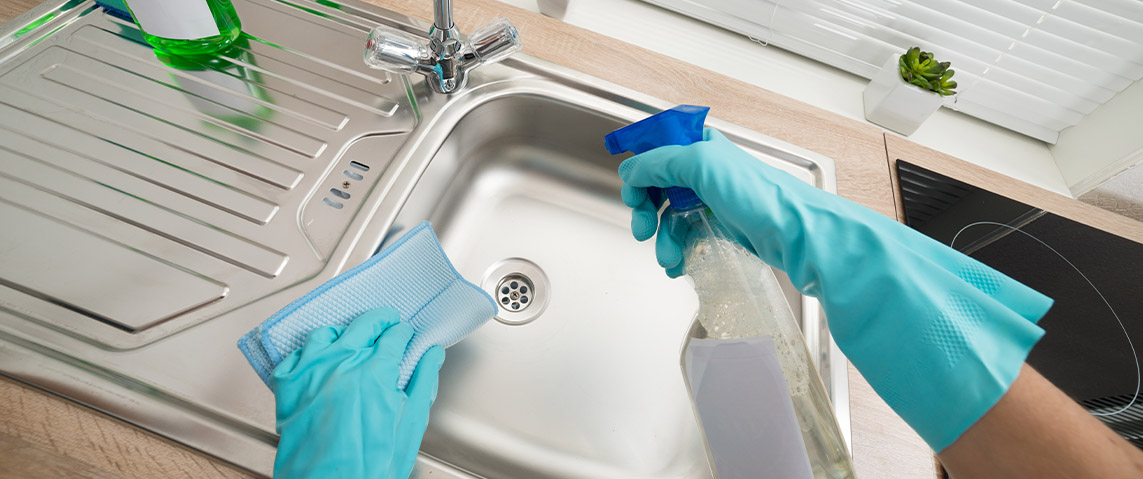 How to get rid of kitchen sink smells?