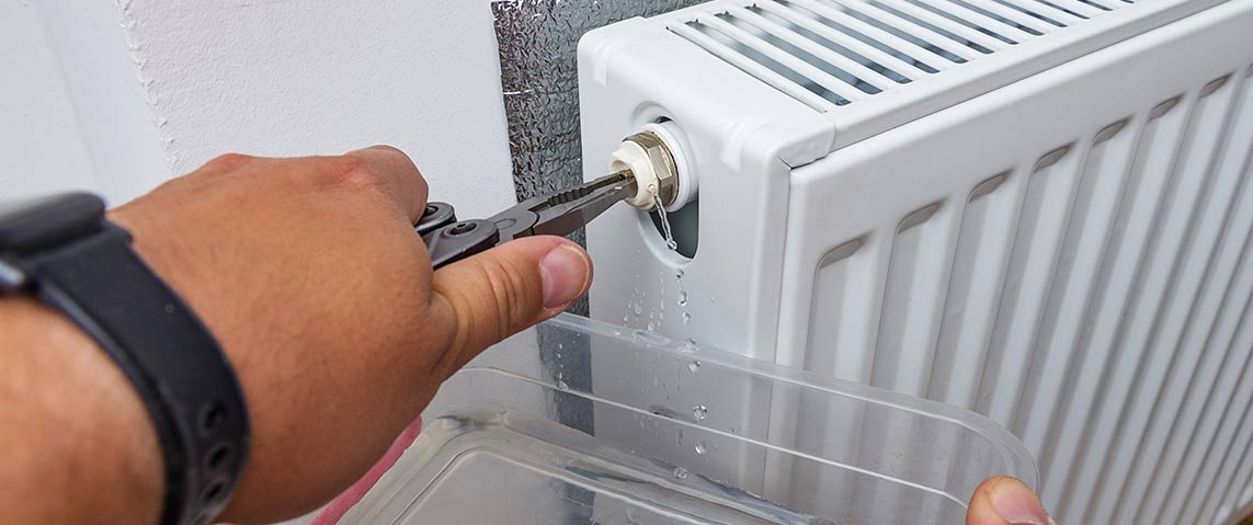 How to drain a central heating system